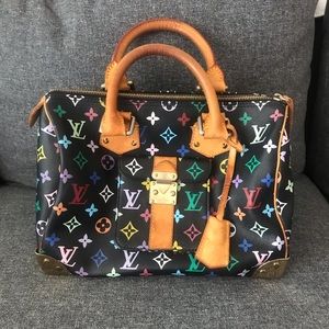 LV multicolored speedy30